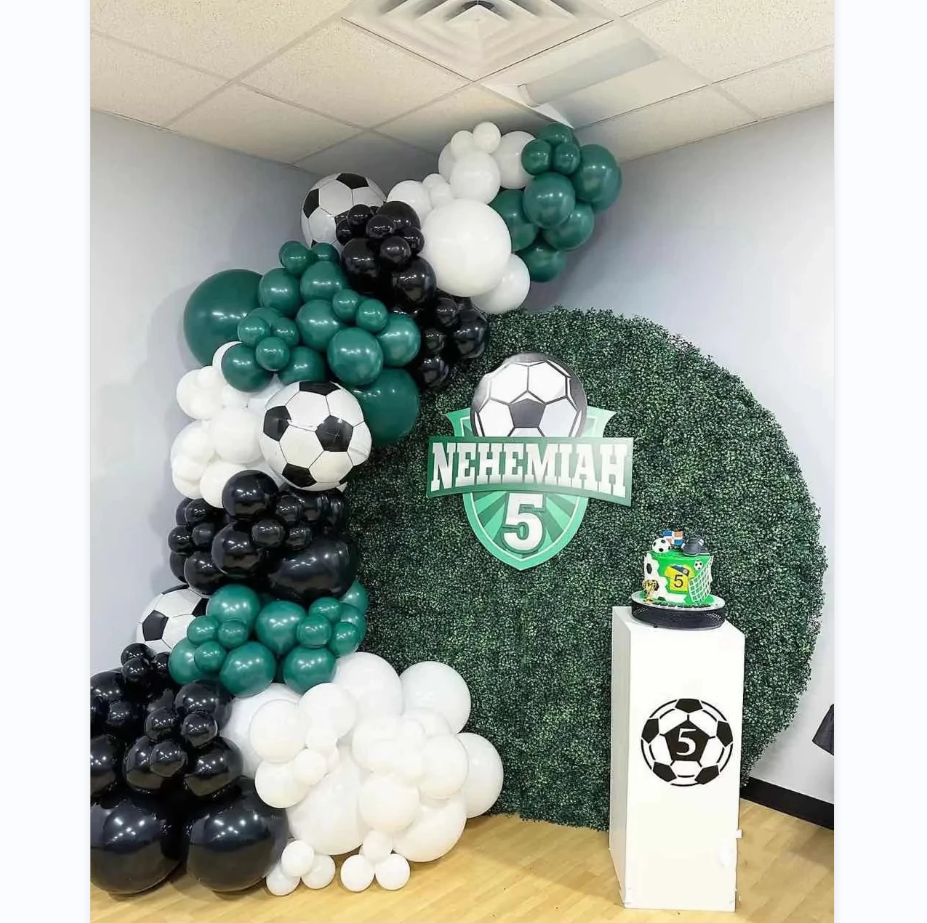 Set Of Football Balloon Birthday Party Decoration