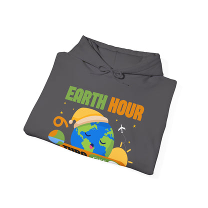 Earth Hour Hooded Sweatshirt Fashion - DUGO