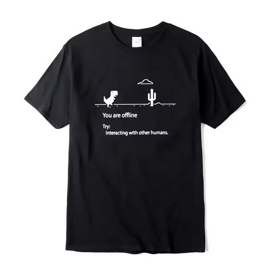 Dinosaur Print Tshirt For Men Funny Graphic