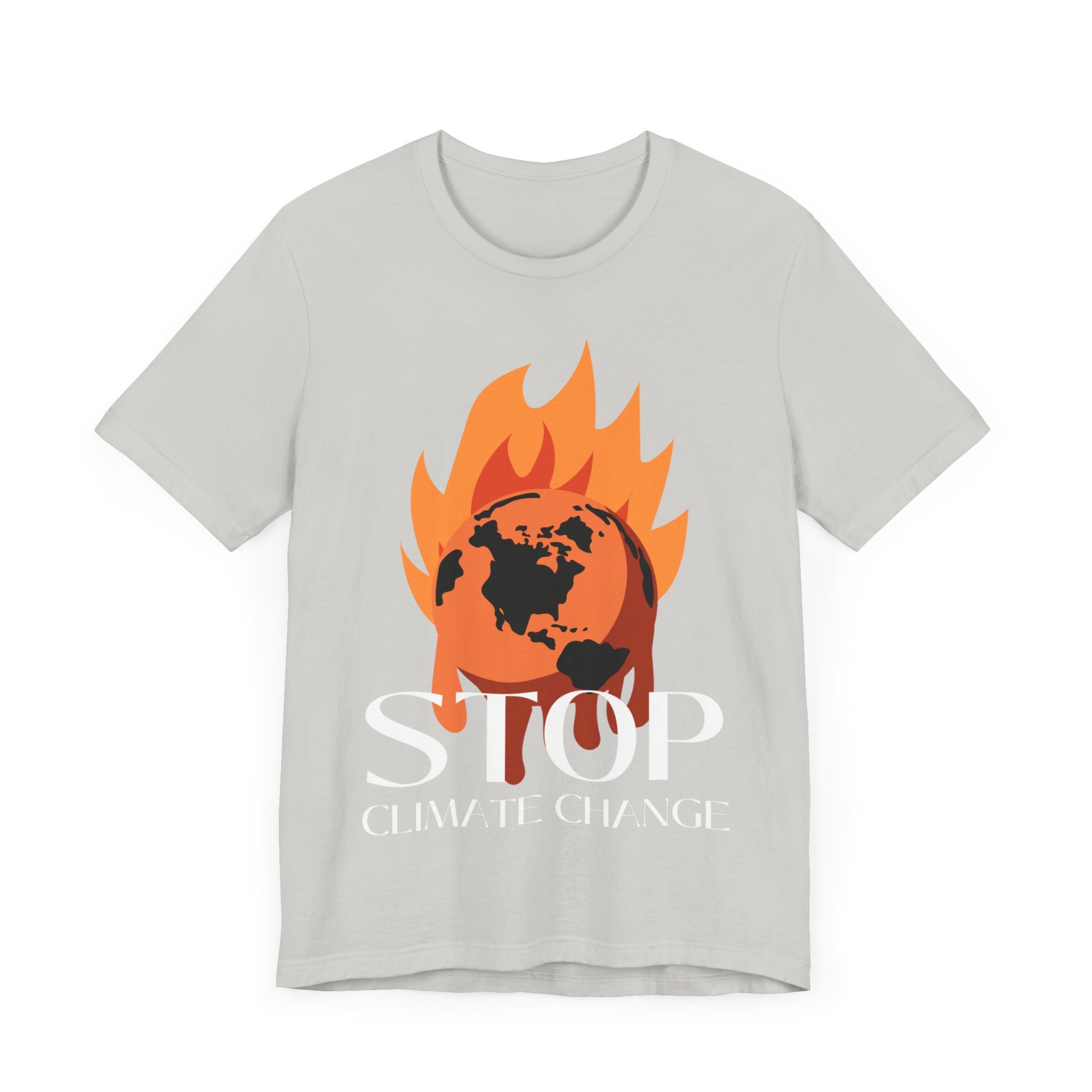 Stop Climate Change Short Sleeve Tshirt - DUGO