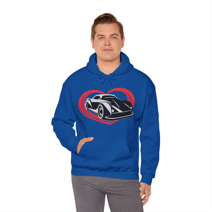 Love Car Hooded Sweatshirt - DUGO