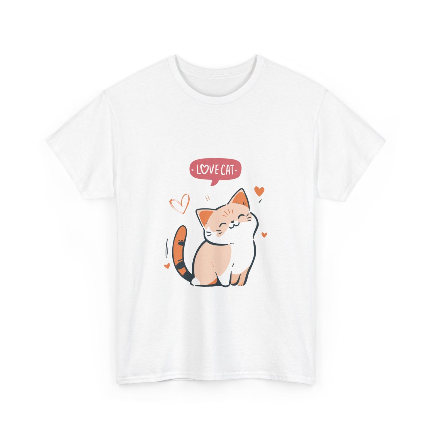 Love Cat Short Sleeve Tshirt - DUGO