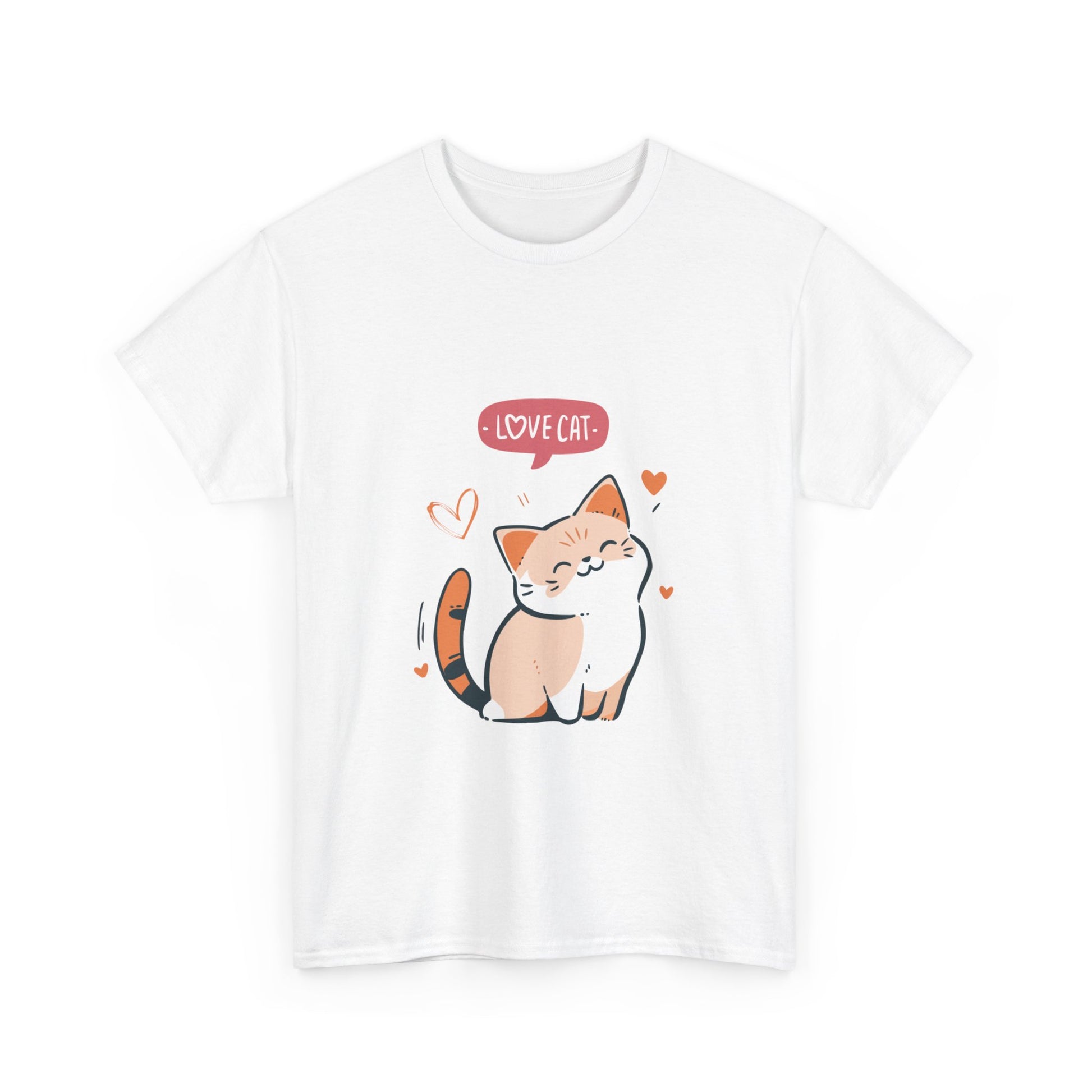 Love Cat Short Sleeve Tshirt - DUGO