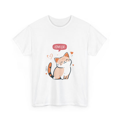 Love Cat Short Sleeve Tshirt - DUGO