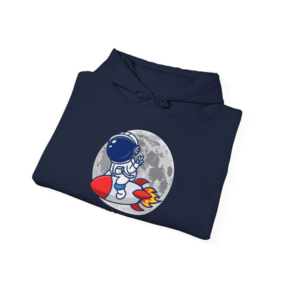 To The Moon Hooded Sweatshirt - DUGO