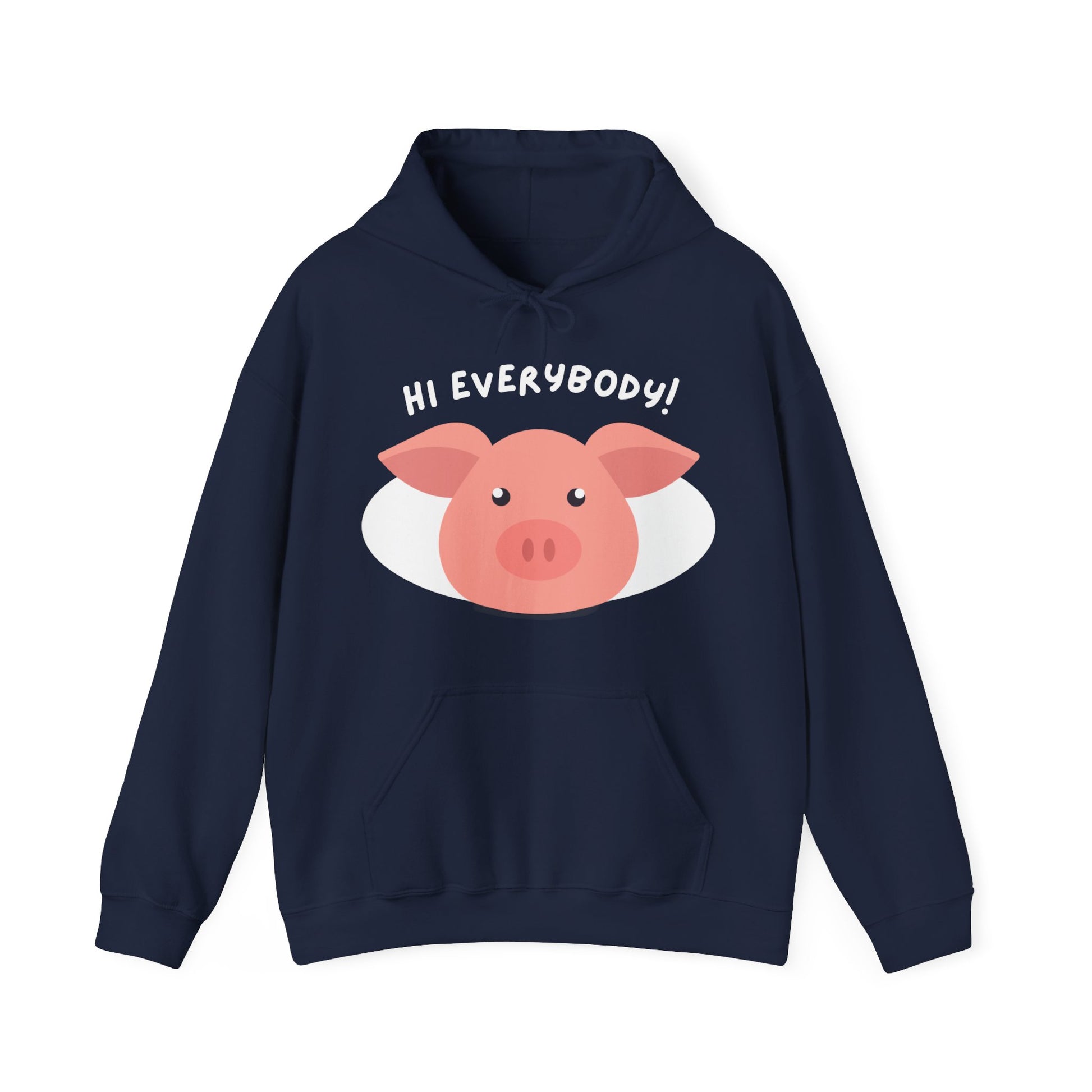 Hi Every Body Hooded Sweatshirt - DUGO