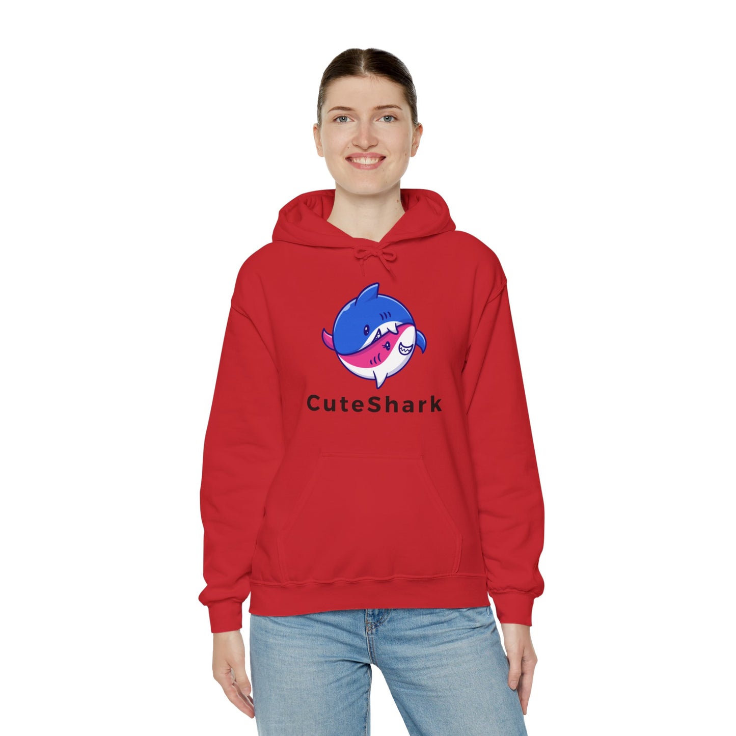 Cute Shark Hooded Sweatshirt - DUGO