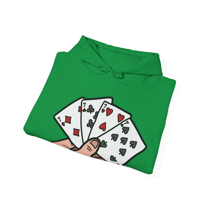 Poker Hooded Sweatshirt Fashion - DUGO