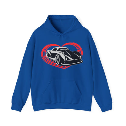 Love Car Hooded Sweatshirt - DUGO