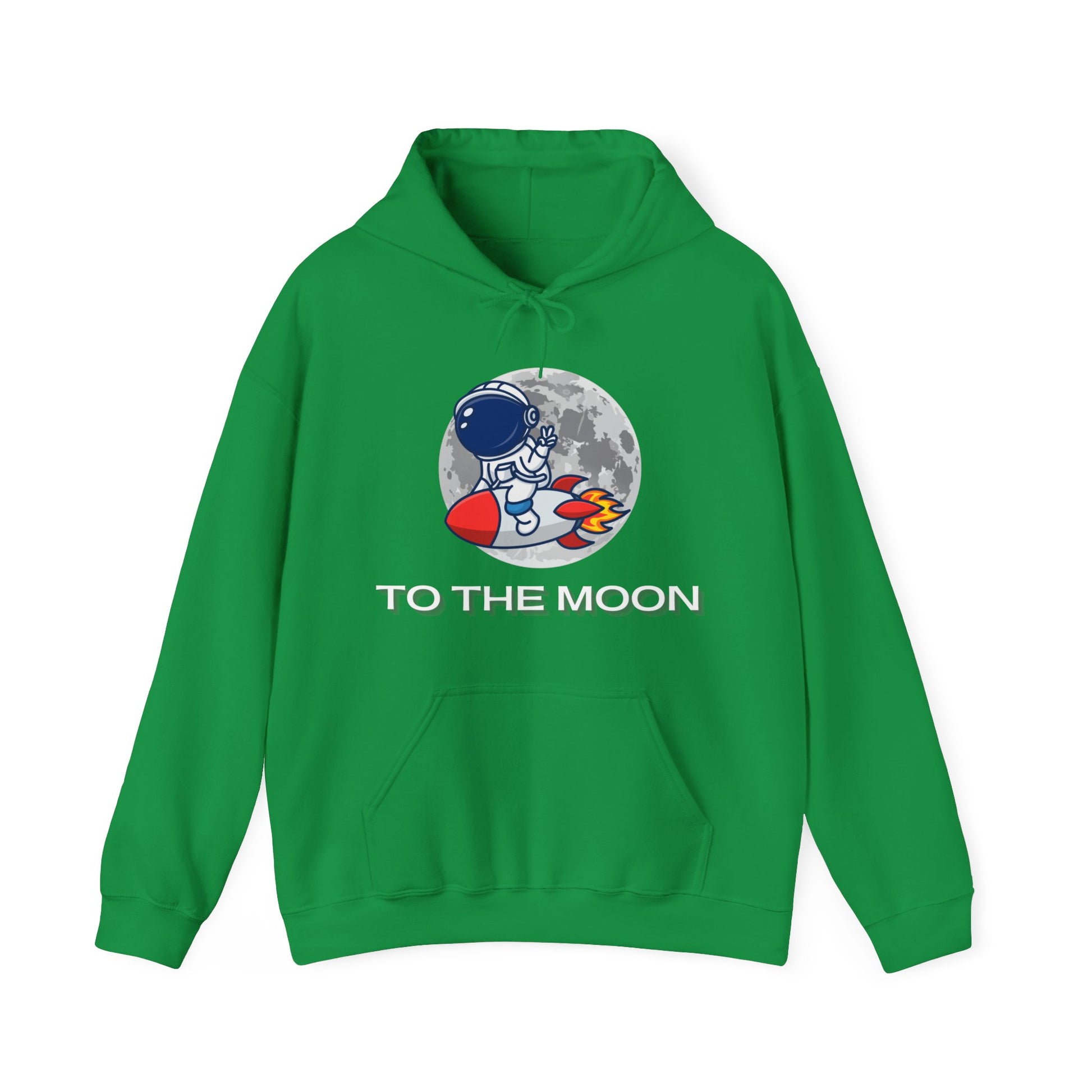 To The Moon Hooded Sweatshirt - DUGO