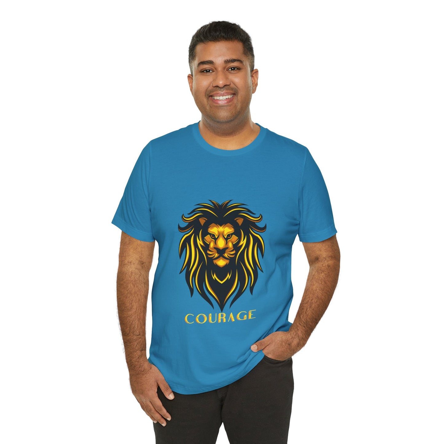 Tshirt Print Lion Fashion - DUGO