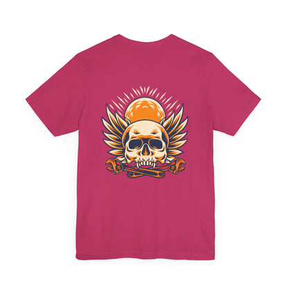 Skull Smile Short Sleeve Tshirt - DUGO