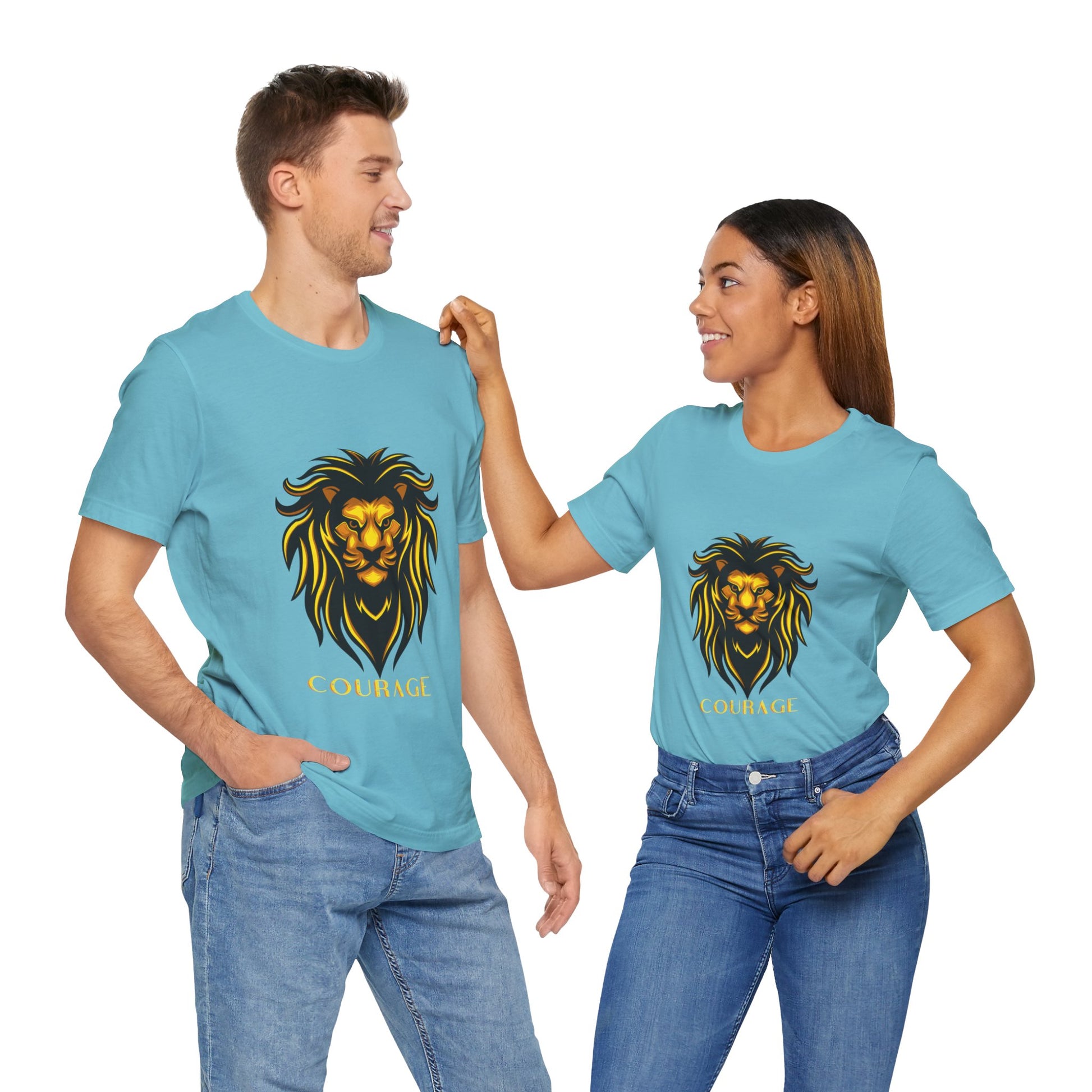 Tshirt Print Lion Fashion - DUGO