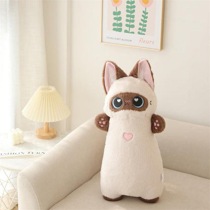 Cat Doll Long Pillow Cute