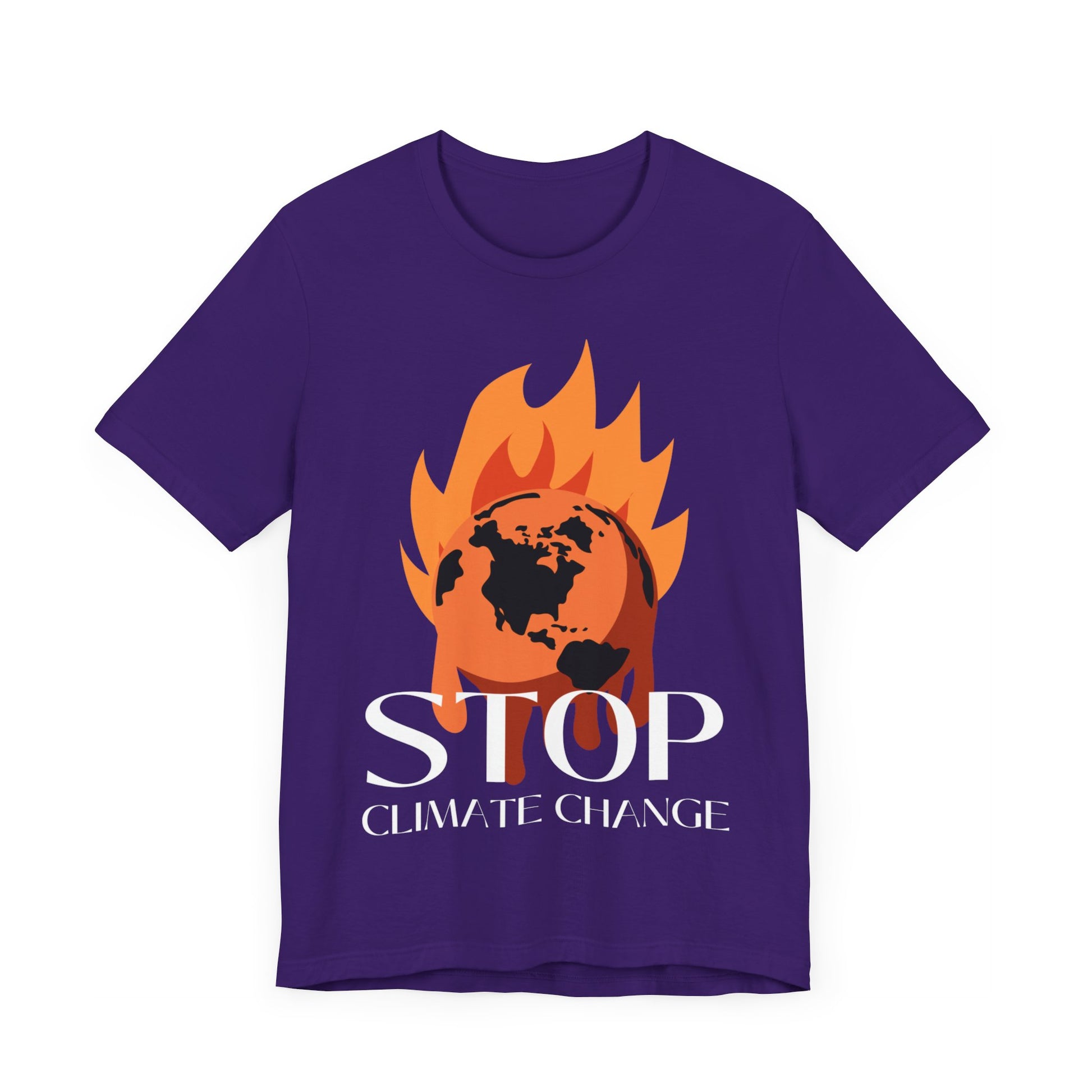 Stop Climate Change Short Sleeve Tshirt - DUGO