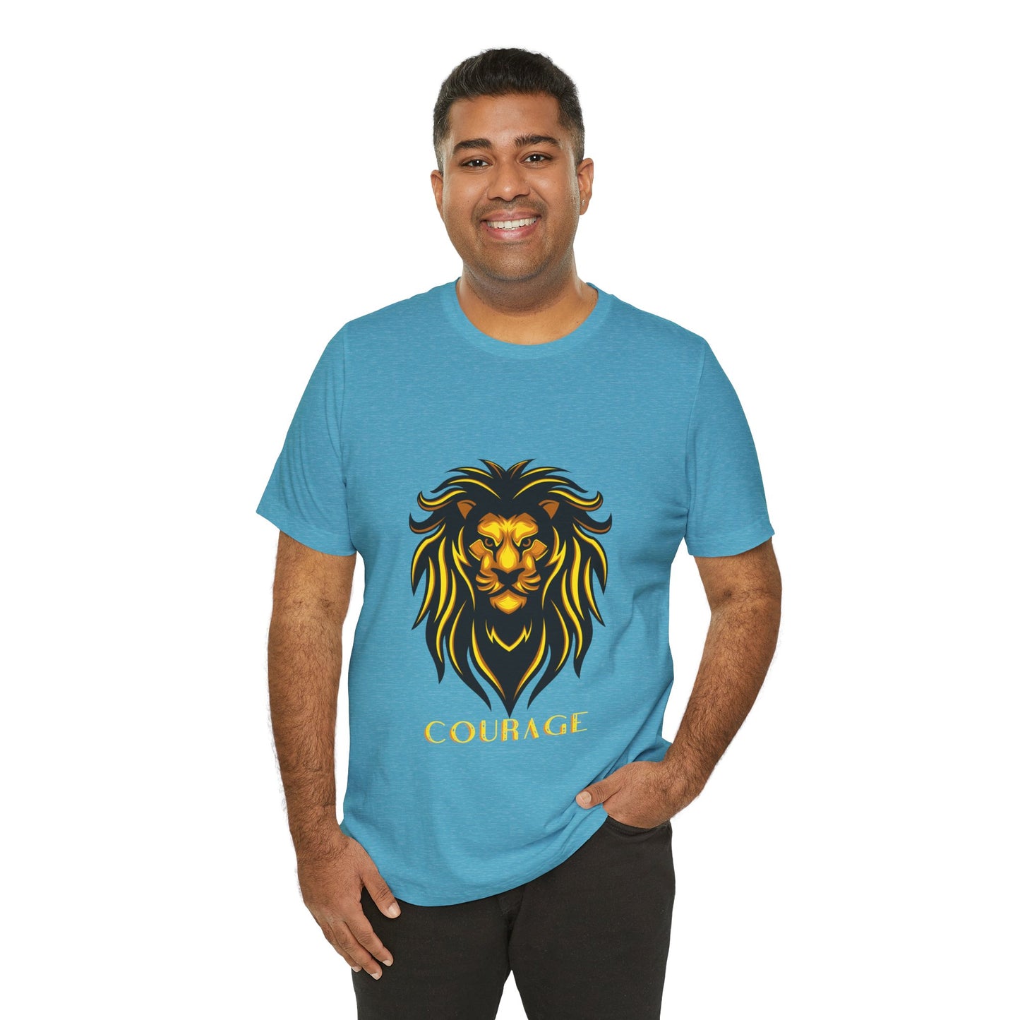 Tshirt Print Lion Fashion - DUGO