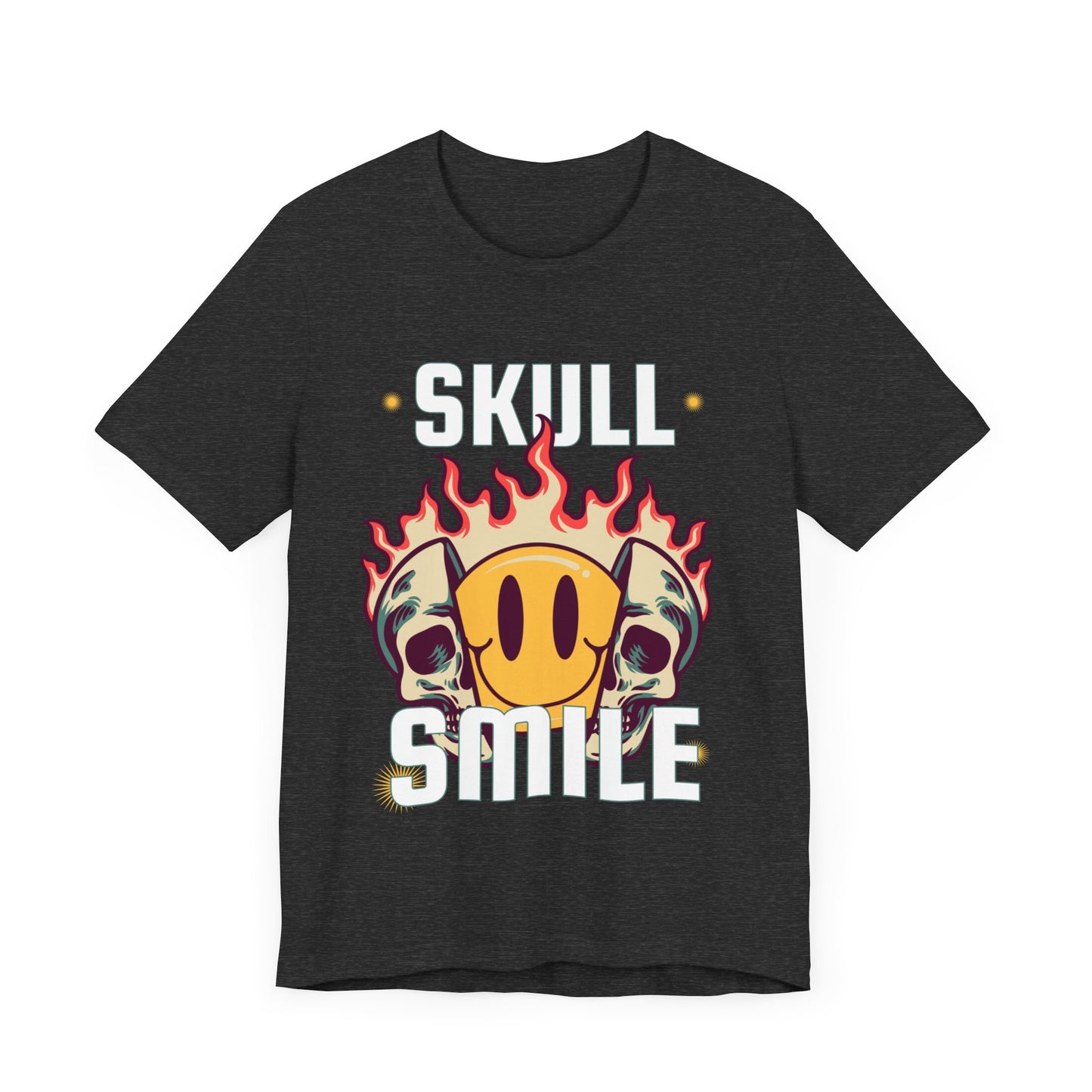 Skull Smile Short Sleeve Tshirt - DUGO