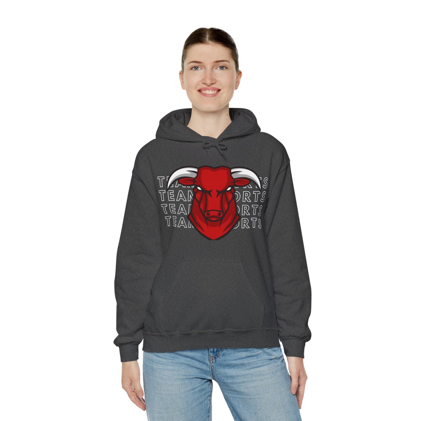 Team Sport Bullhead Hooded Sweatshirt - DUGO