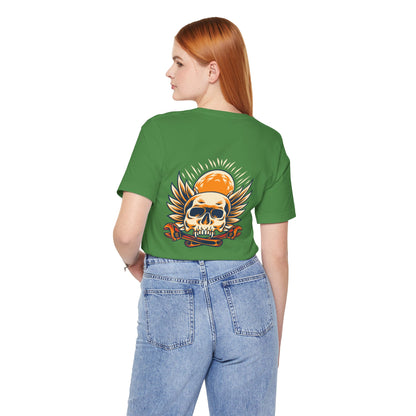 Skull Smile Short Sleeve Tshirt - DUGO