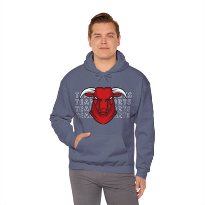 Team Sport Bullhead Hooded Sweatshirt - DUGO