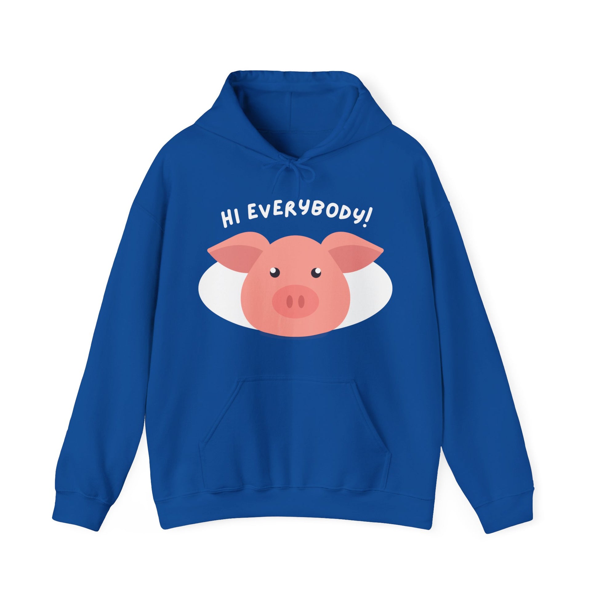 Hi Every Body Hooded Sweatshirt - DUGO