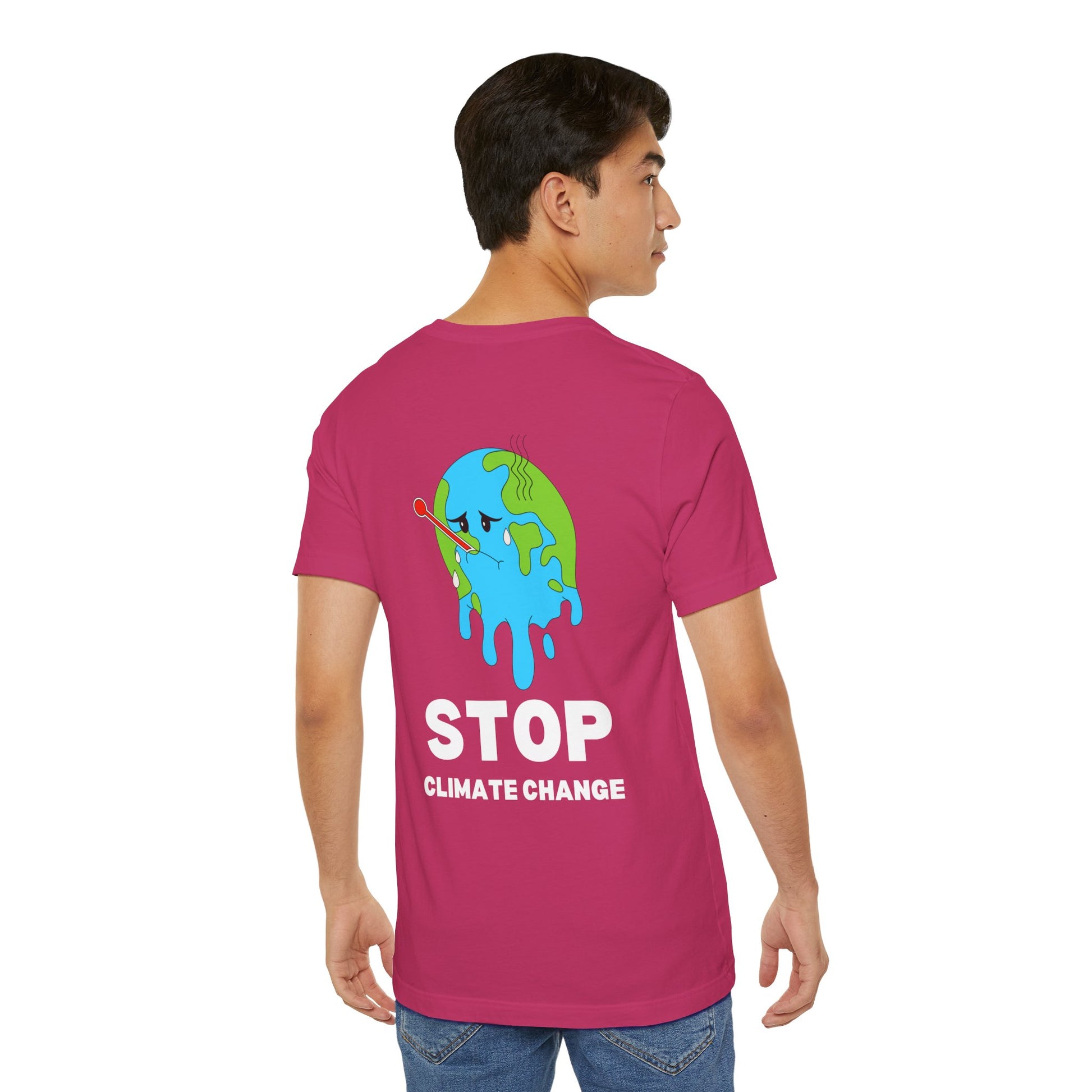 Stop Climate Change Short Sleeve Tshirt - DUGO