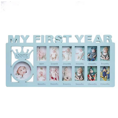 Baby Memory Photo Frame  My First Year Keepsake Gift