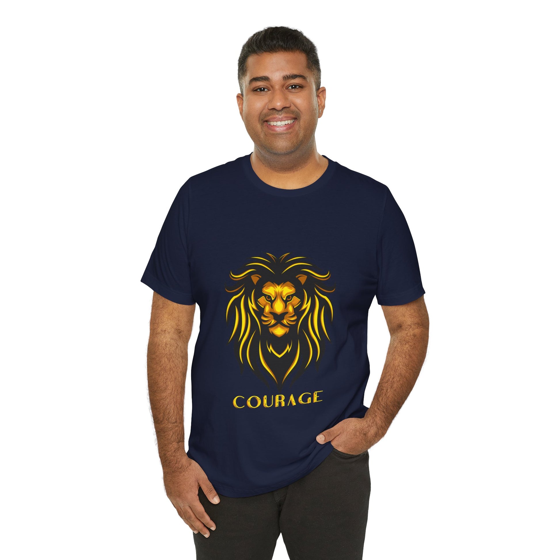 Tshirt Print Lion Fashion - DUGO