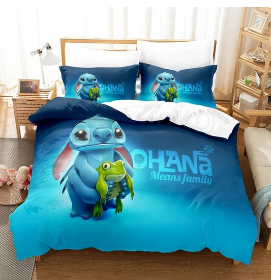 Disney Lilo Stitch Bedding Set For Bedroom Creative