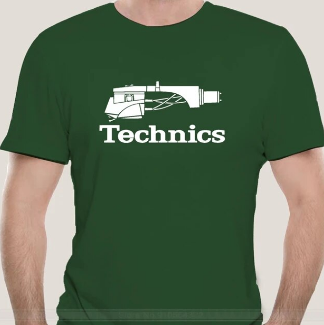 Technics Logo Dj 1200 Turntable Music Tshirt