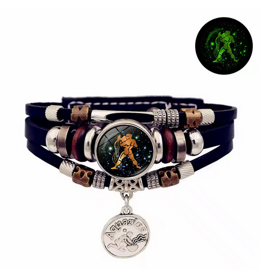 Luminous 12 Constellation Vintage Bracelet