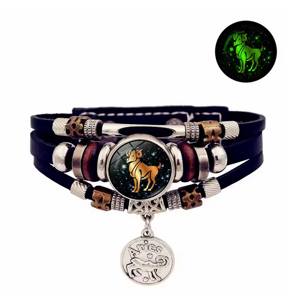 Luminous 12 Constellation Vintage Bracelet