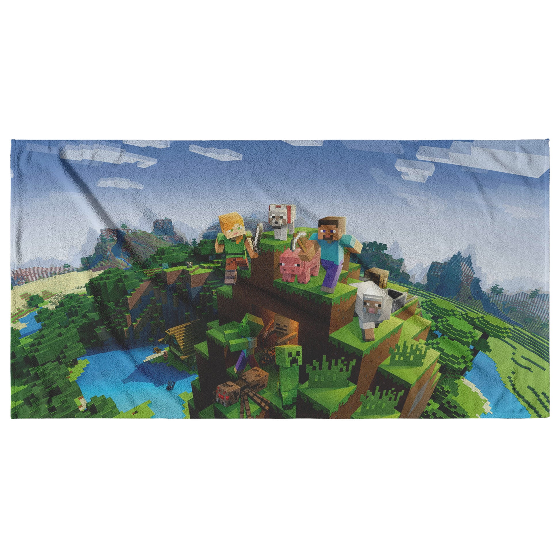 Beach Towel Print 5 Best Minecraft - DUGO