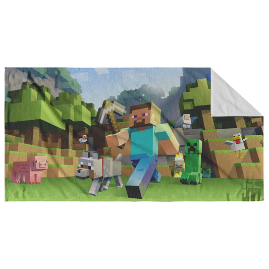 Beach Towel Print Minecraft 3D - DUGO