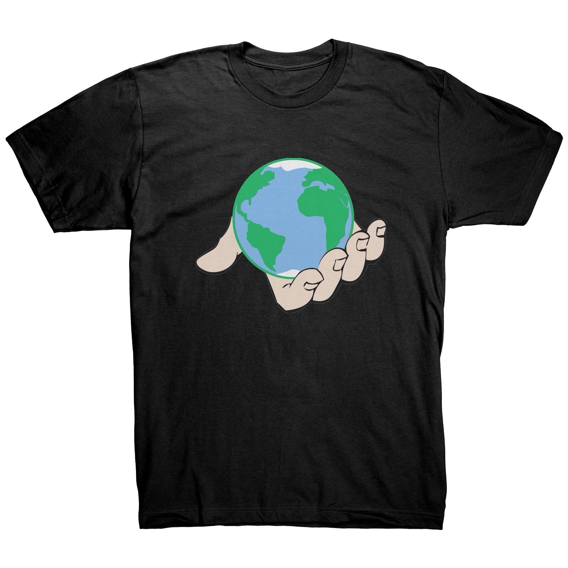 Big World In Hand Tshirt - DUGO
