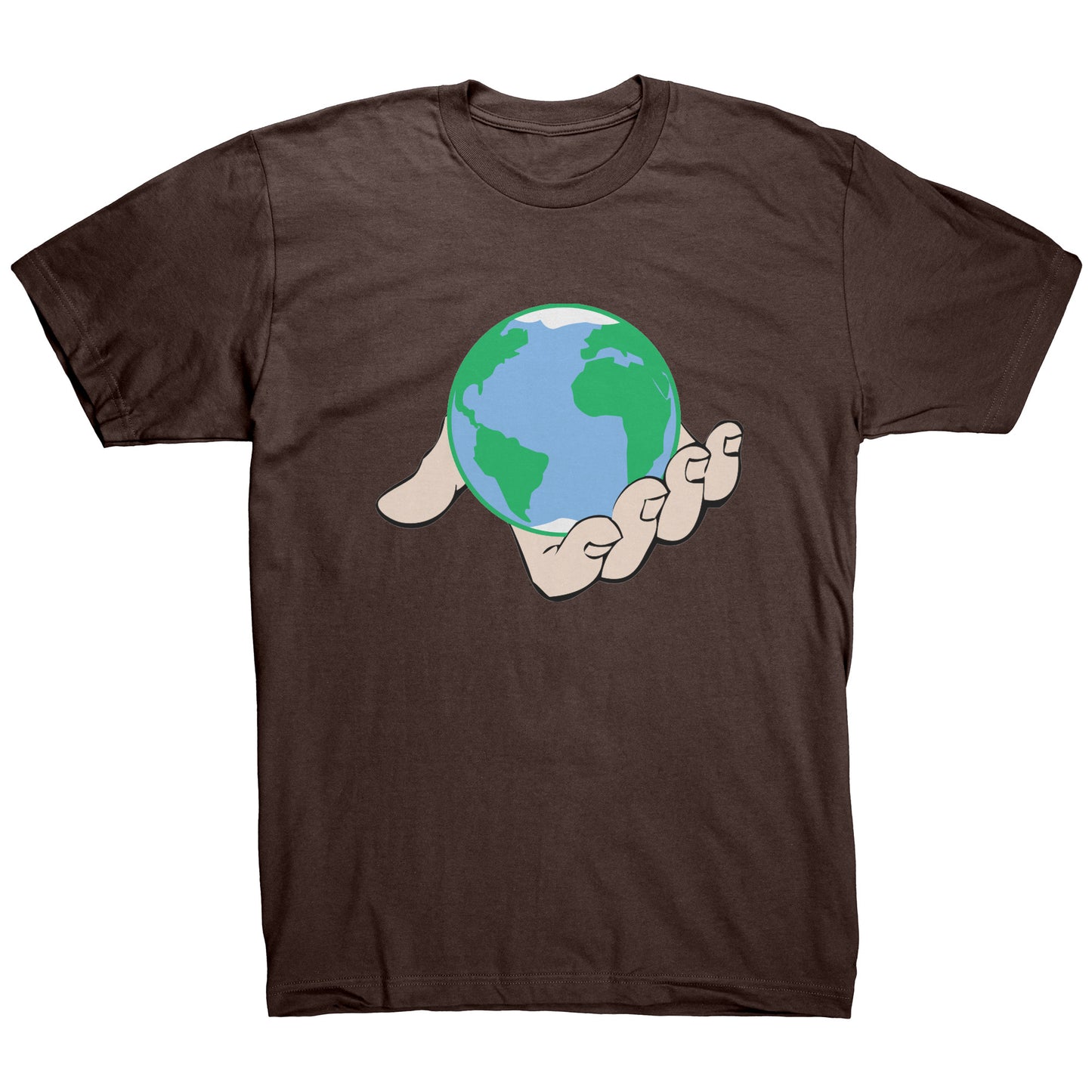 Big World In Hand Tshirt - DUGO