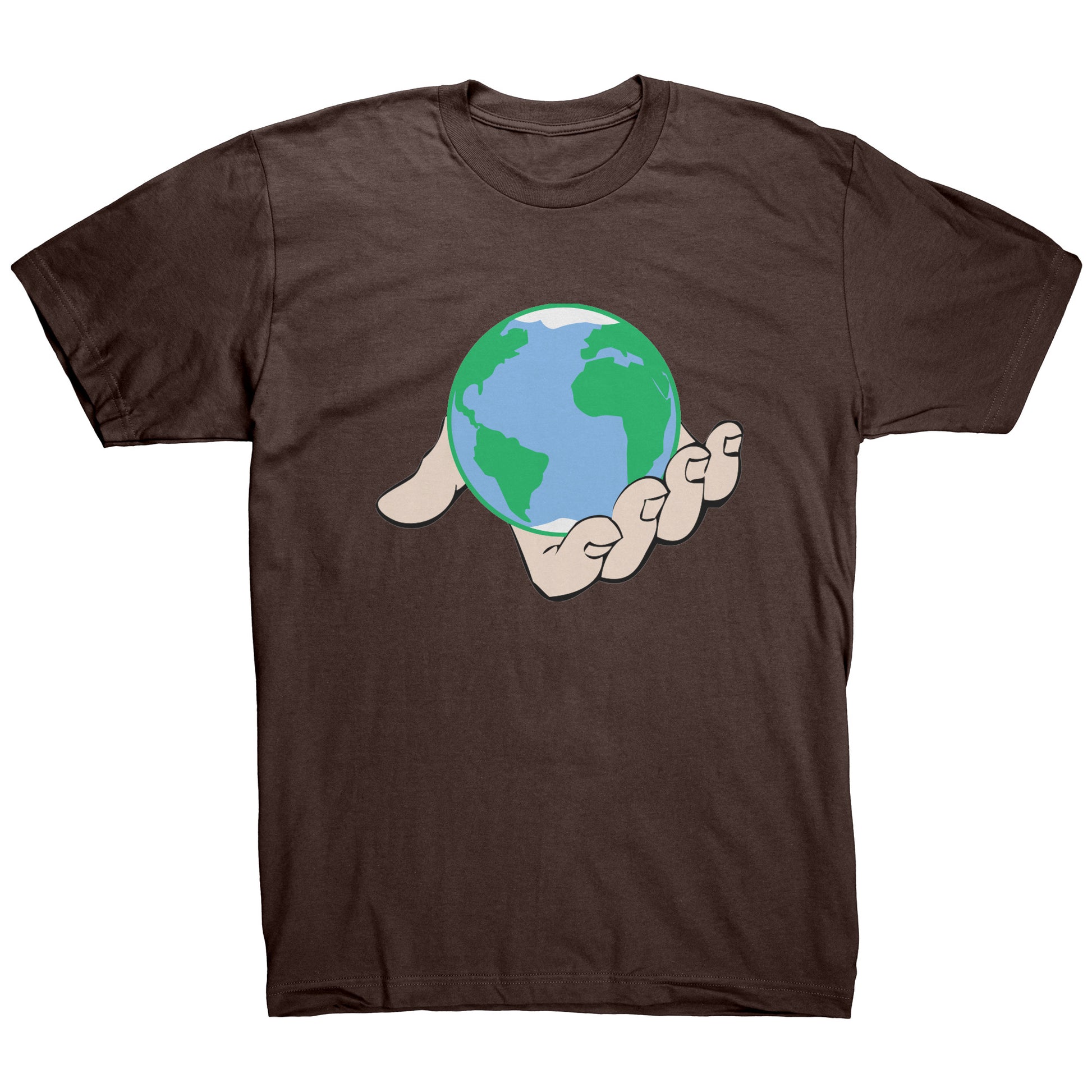 Big World In Hand Tshirt - DUGO