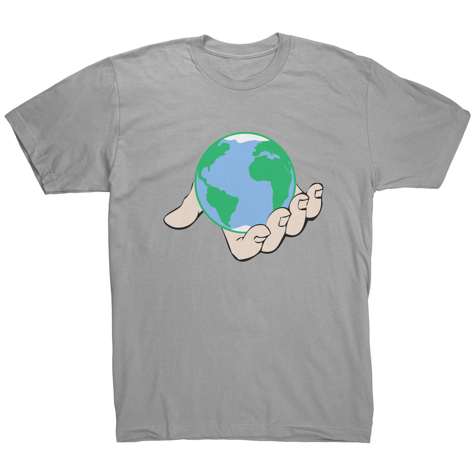 Big World In Hand Tshirt - DUGO