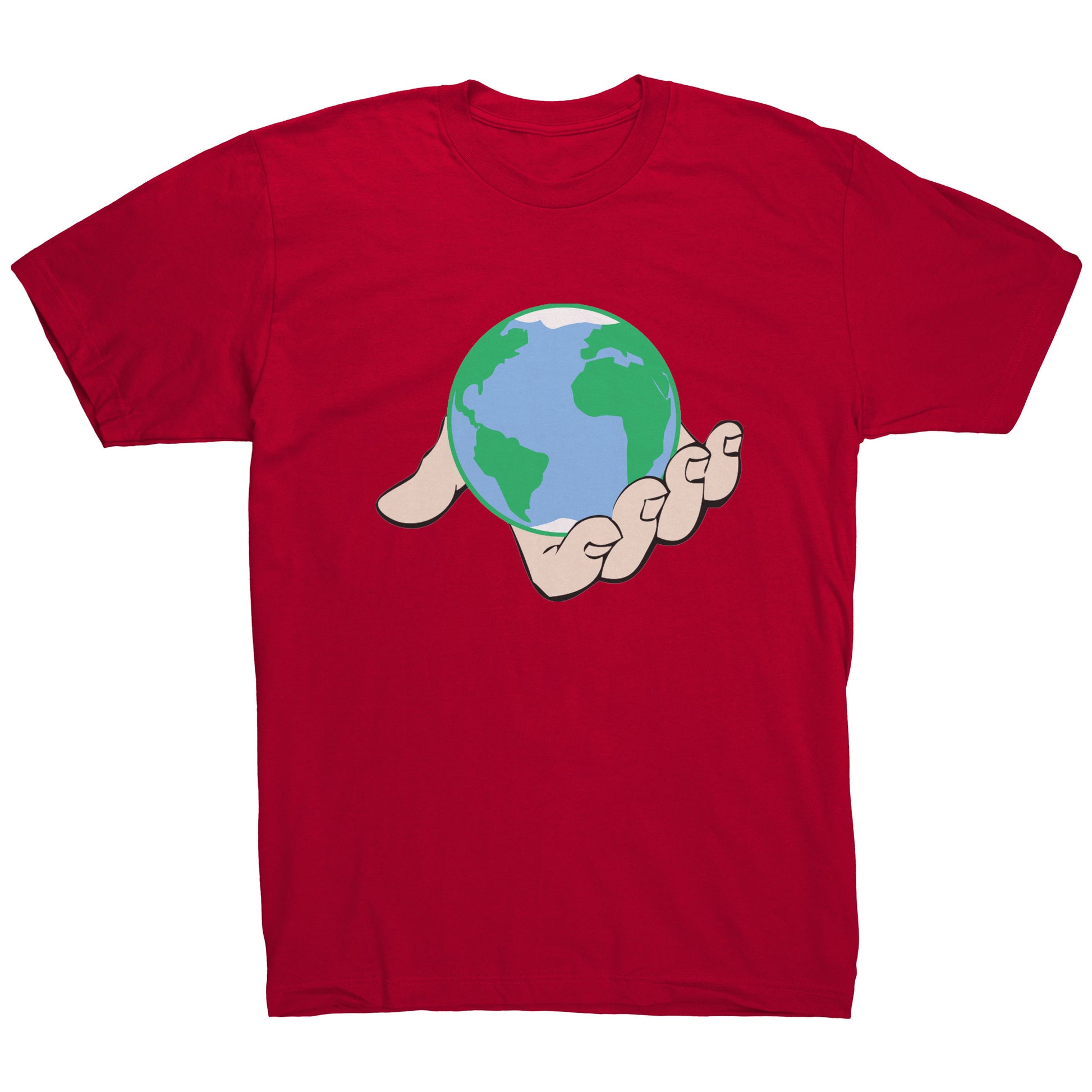 Big World In Hand Tshirt - DUGO
