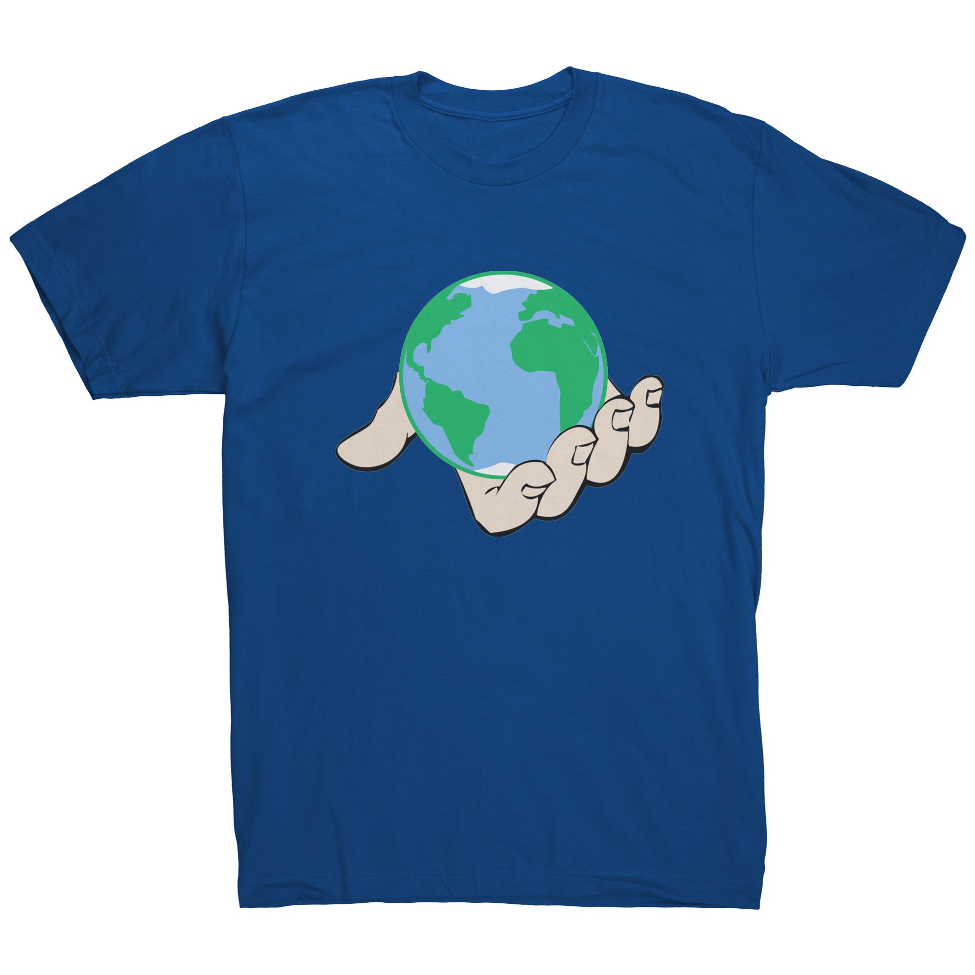 Big World In Hand Tshirt - DUGO