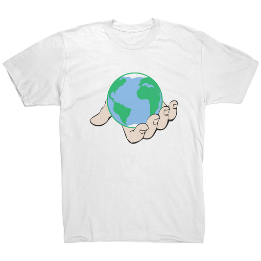 Big World In Hand Tshirt - DUGO
