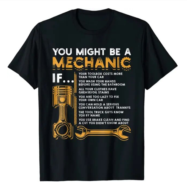 You Might Be A Mechanic Tshirt Funny - DUGO