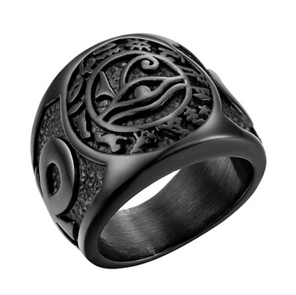 Valily Egyptian Pharaoh Eye Of Horus Rune Amulet Rings