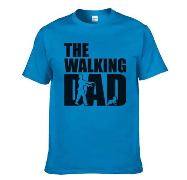 Tshirts Printed The Walking Dad Stylish - DUGO