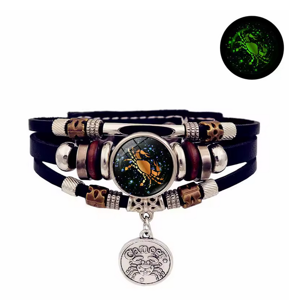 Luminous 12 Constellation Vintage Bracelet