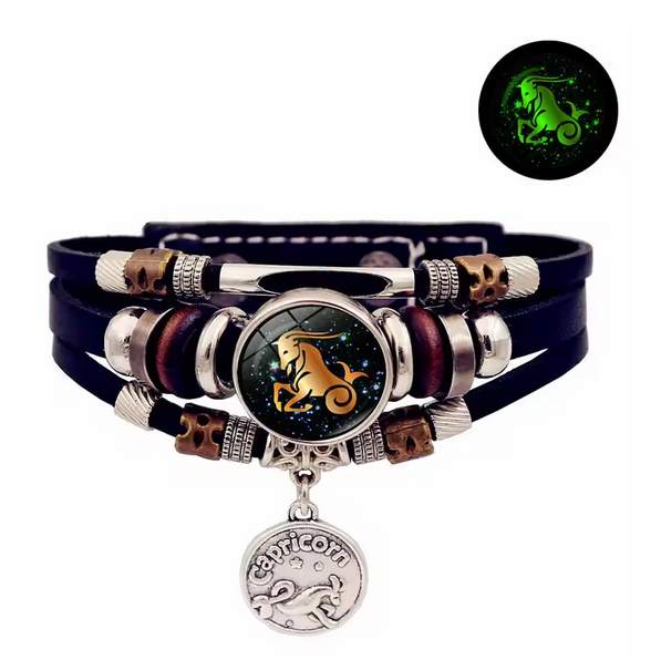 Luminous 12 Constellation Vintage Bracelet