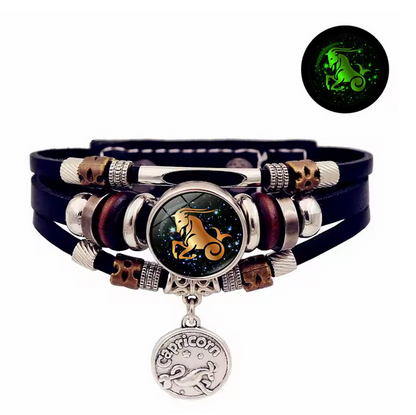 Luminous 12 Constellation Vintage Bracelet