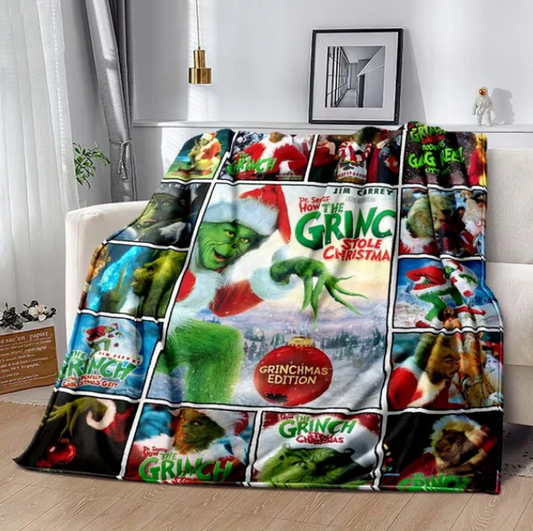 Christmas Blanket Stylish Flannel Throw Blankets For Sofa Unique