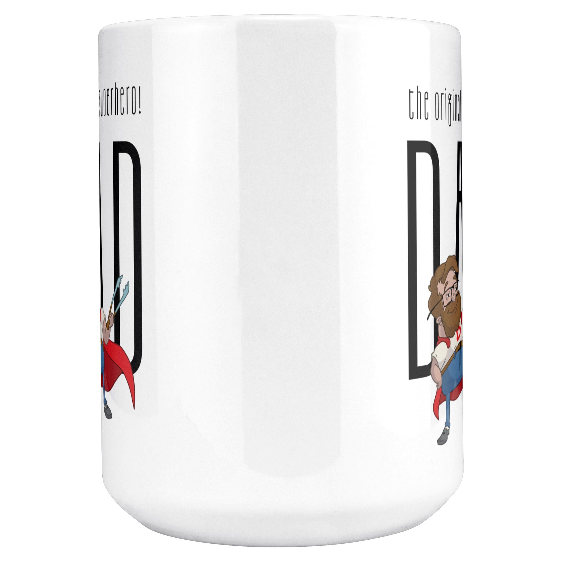 Cute Superhero Dad Father Day Mug 15 Oz - DUGO
