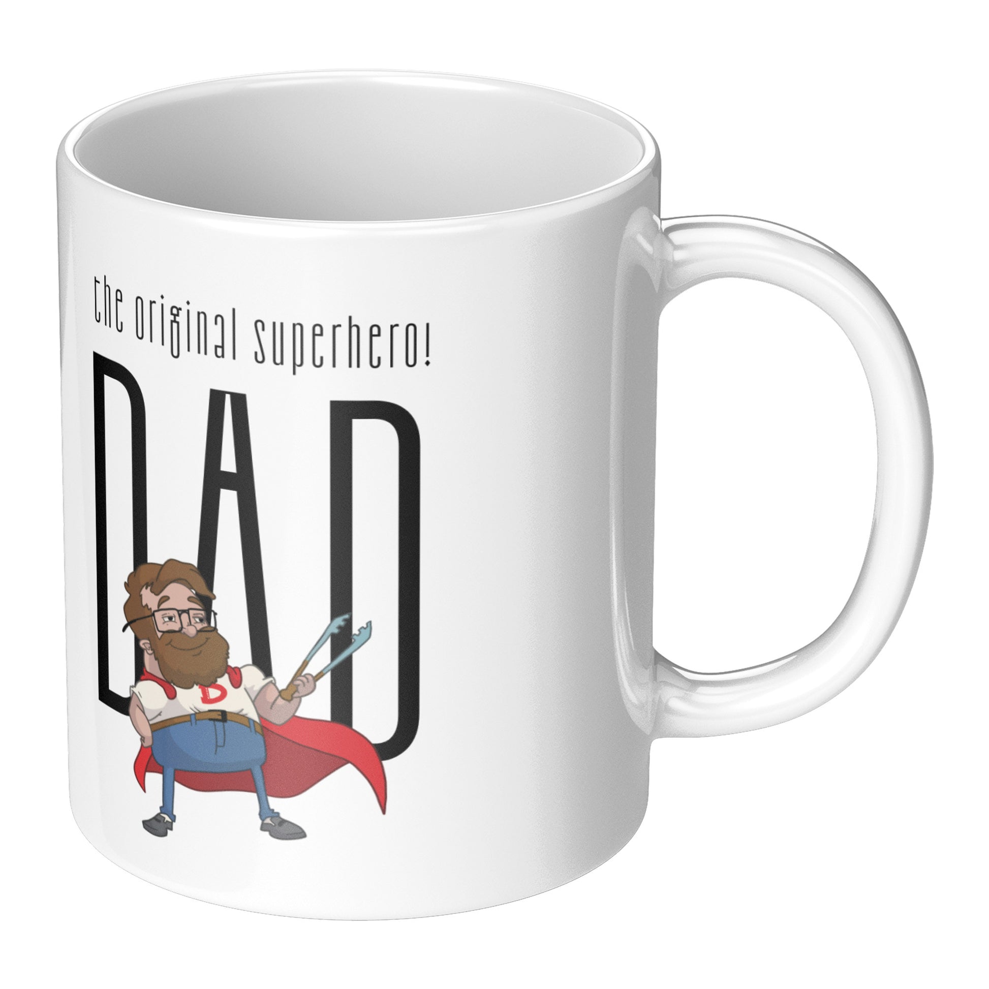 Cute Superhero Dad Father Day Mug Size 11 Oz - DUGO